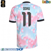 Maglie da calcio Belgio Jeremy Doku #11 Seconda Maglia Mondiali 2026  Manica Corta